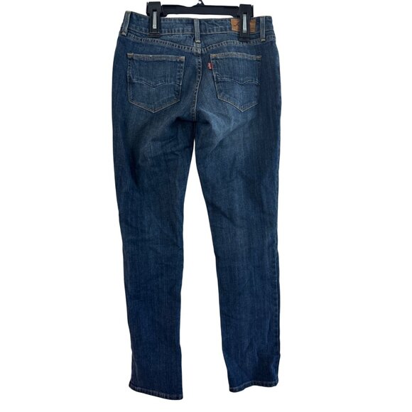 Levis Bold Curve Straight Leg Jeans Womens Size 4/27 Medium Wash Denim Cotton Bl - Picture 6 of 6